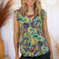 Party in Paisley Sleeveless Top