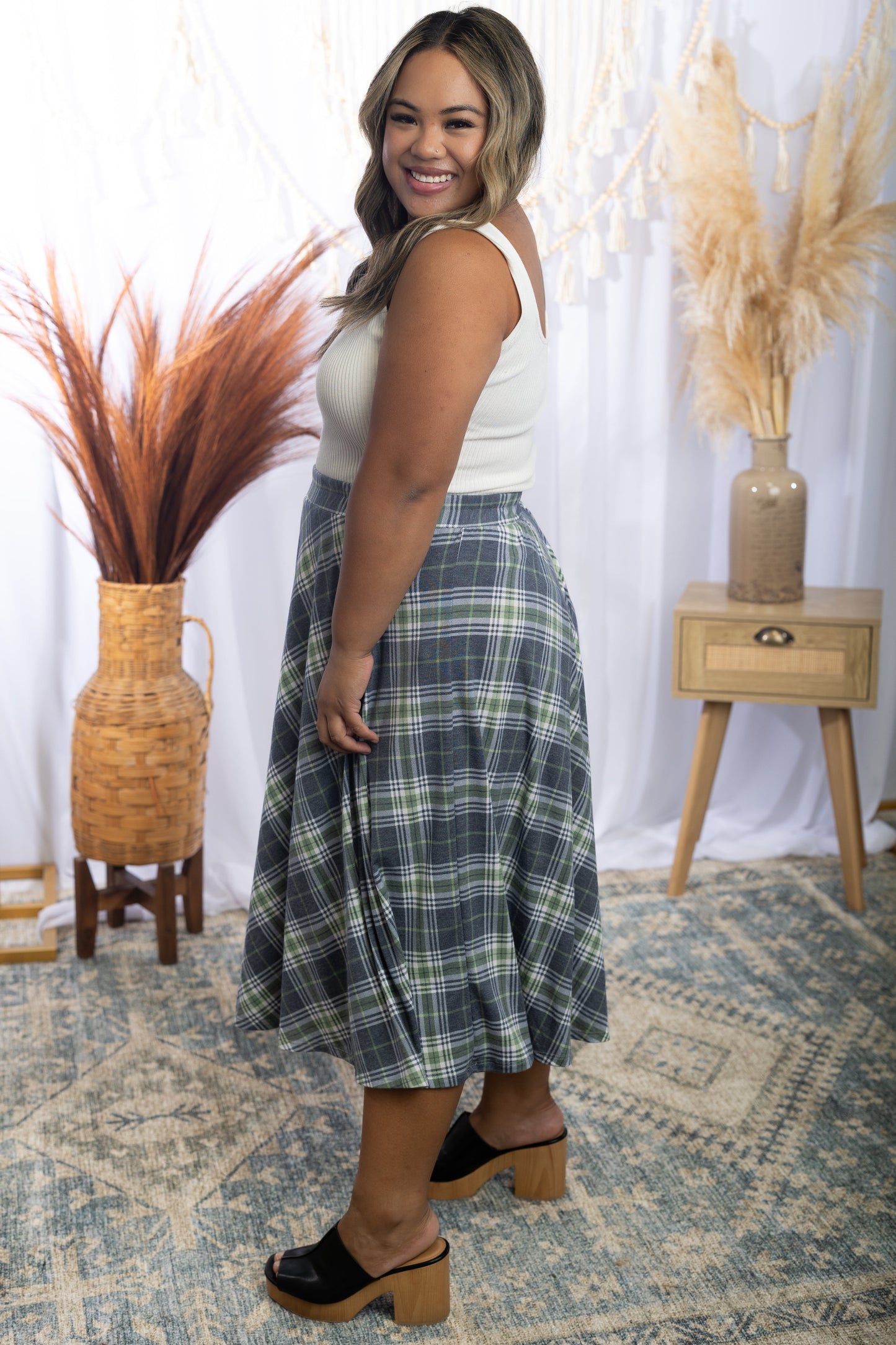 Playful In Plaid - Skirt