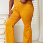 JB-High Waist Tummy Control Garment Dyed Flare Jeans