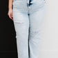 Stella Acid Wash Distressed Straight Jeans