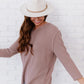 Jodifl Stay Awhile Waffle Knit Tee