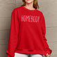 Simply Love Full Size HOMEBODY Graphic Sweatshirt