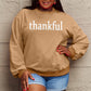 Simply Love Full Size THANKFUL Graphic Sweatshirt