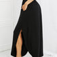 It's My Time Side Scoop Scrunch Skirt in Black