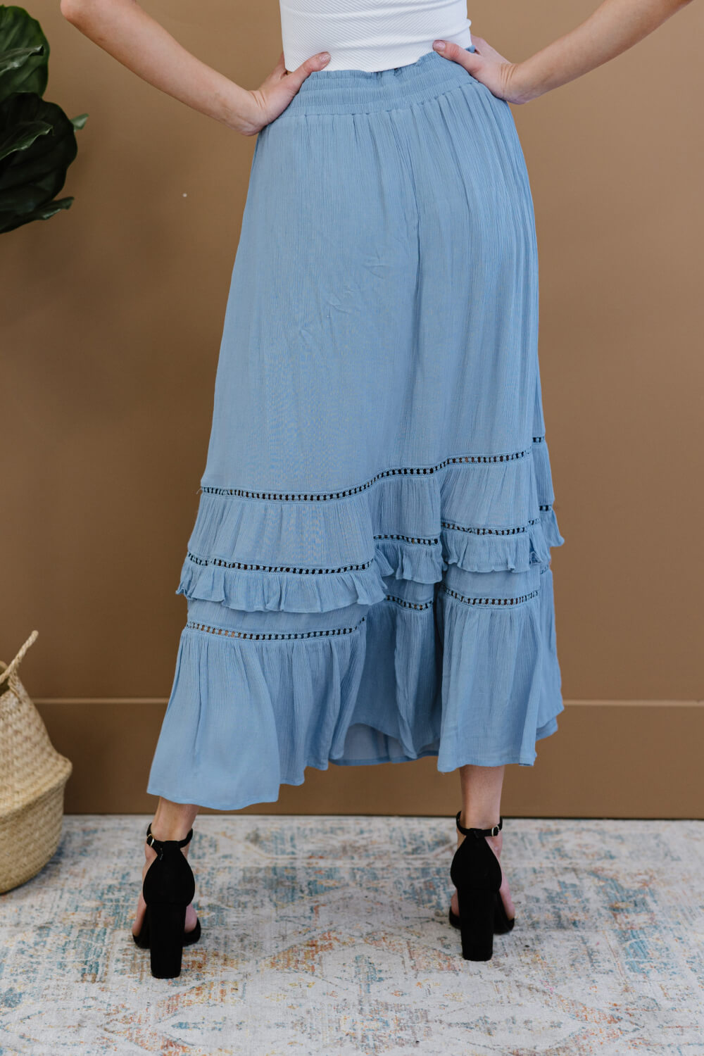 First Sight Tiered Maxi Skirt