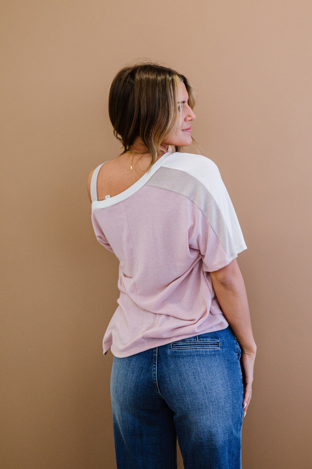 Something Simple Cold Shoulder Tee