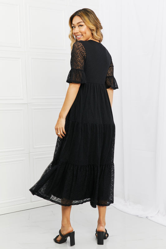 Lovely Lace Tiered Dress