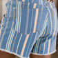 Judy Blue - Beach Striped Shorts