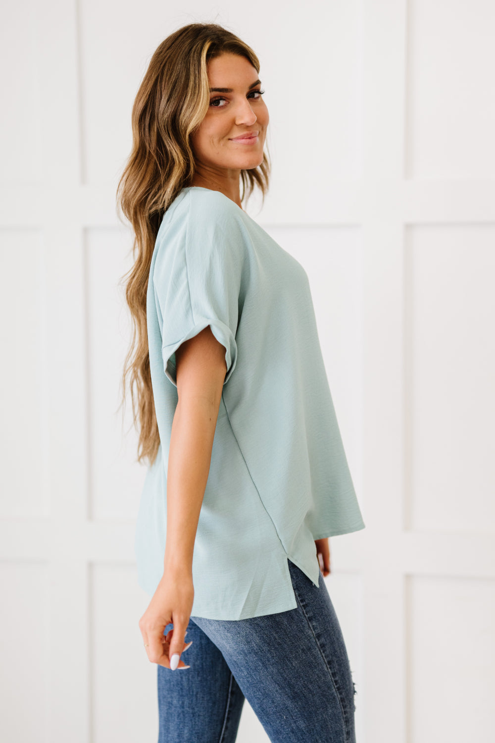 Brooklyn Bridge Dolman Sleeve Top