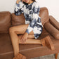 Tie-Dye Round Neck Top and Shorts Lounge Set