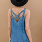 Forever Young Mineral Wash Denim Sleeveless Top