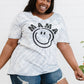 Sew In Love MAMA Smile Graphic Full Size Tie-Dye Tee Shirt