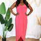 Elegantly Wrapped Maxi - Coral